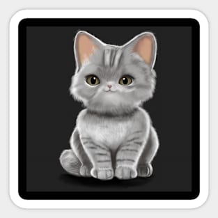 cute little kitten Sticker